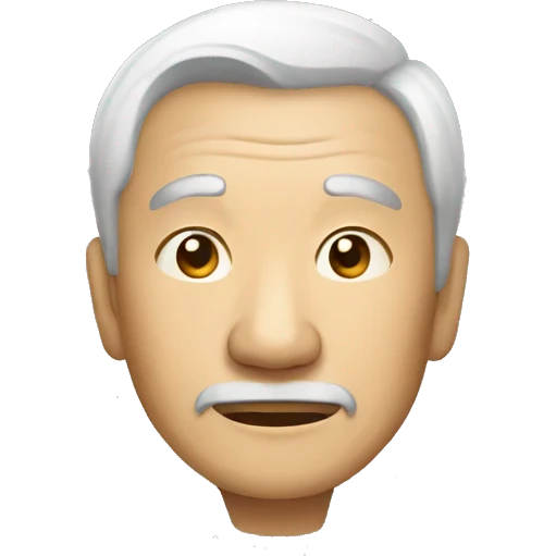 a Chinese old man emoji