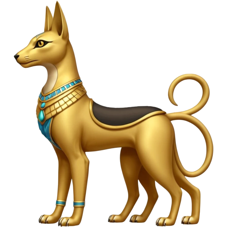 Anubis-Bastet-Horus-Fakémon-hybrid-creature (full body)  emoji