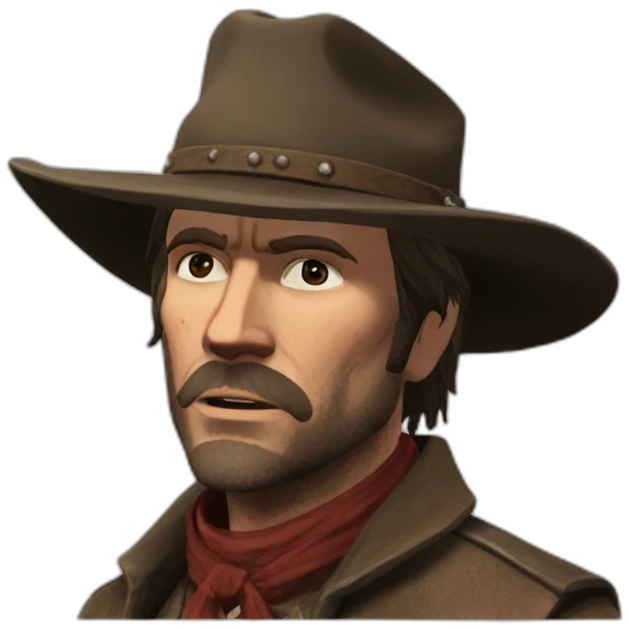 dutch van der linde from red dead redemption emoji