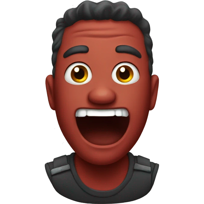 Red bog emoji