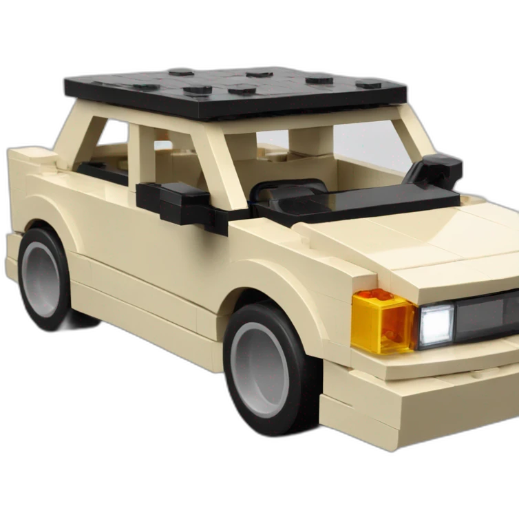 une voiture lego emoji