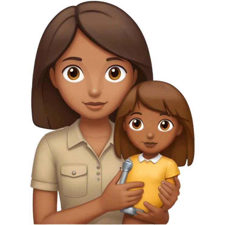 Tan girl with Stanley  emoji