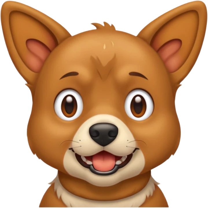 Human barking emoji