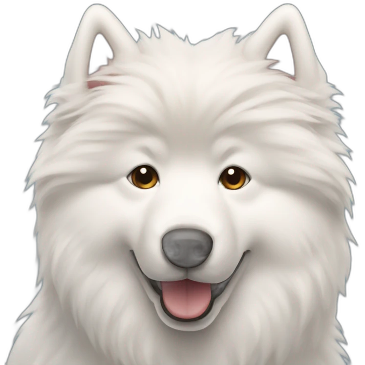 Samoyedo dog emoji