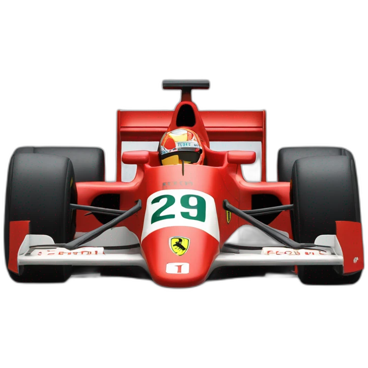 1991 ferrari F1 car emoji