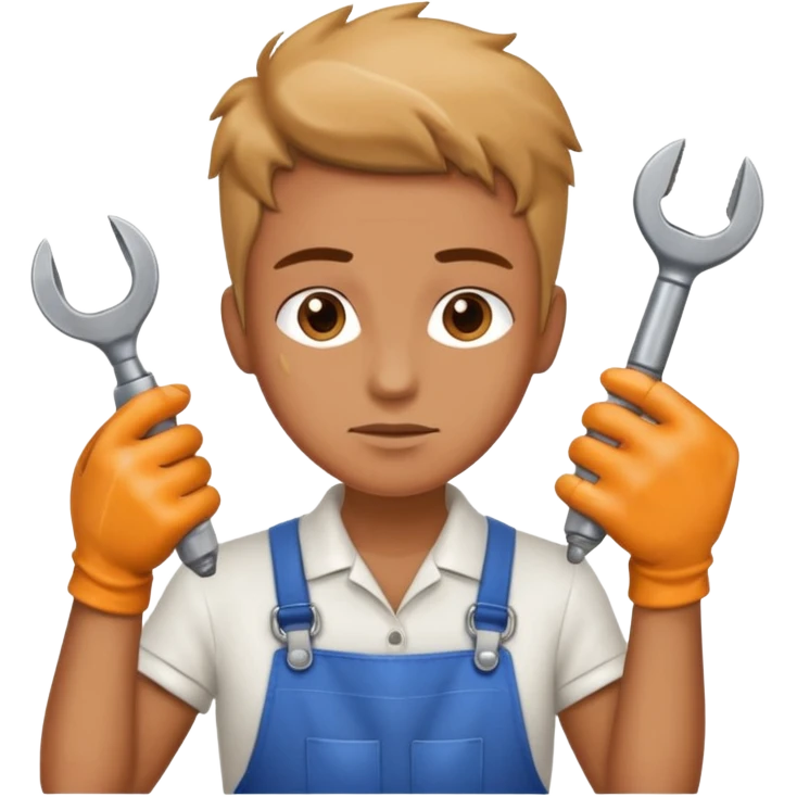 person Repairing a tool emoji