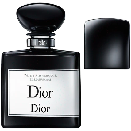 Black Dior perfume  emoji