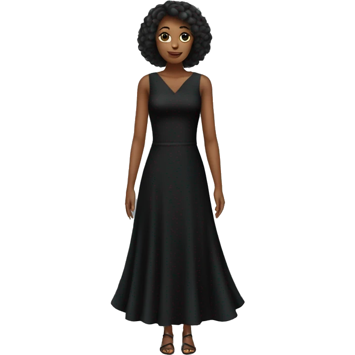 Black dress emoji