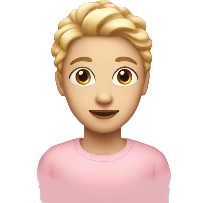light pink emoji