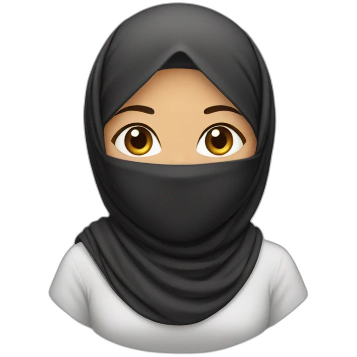 Arabe en hijab emoji