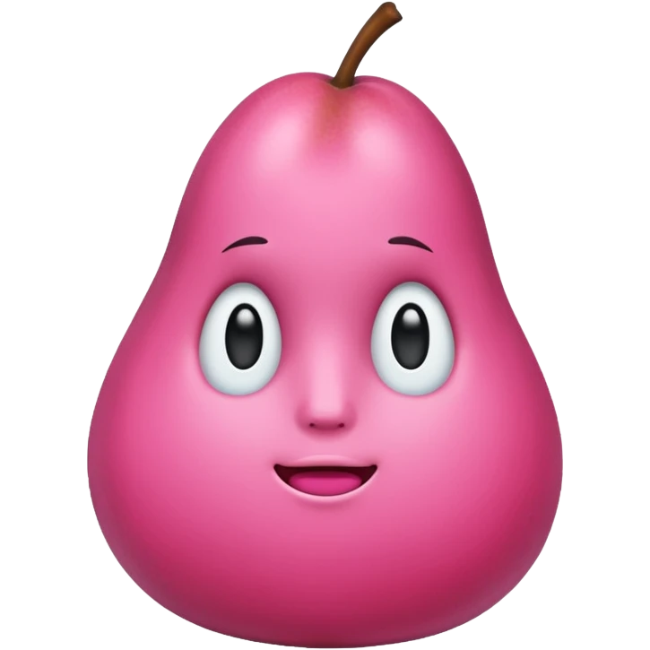 pink pear sem rosto emoji