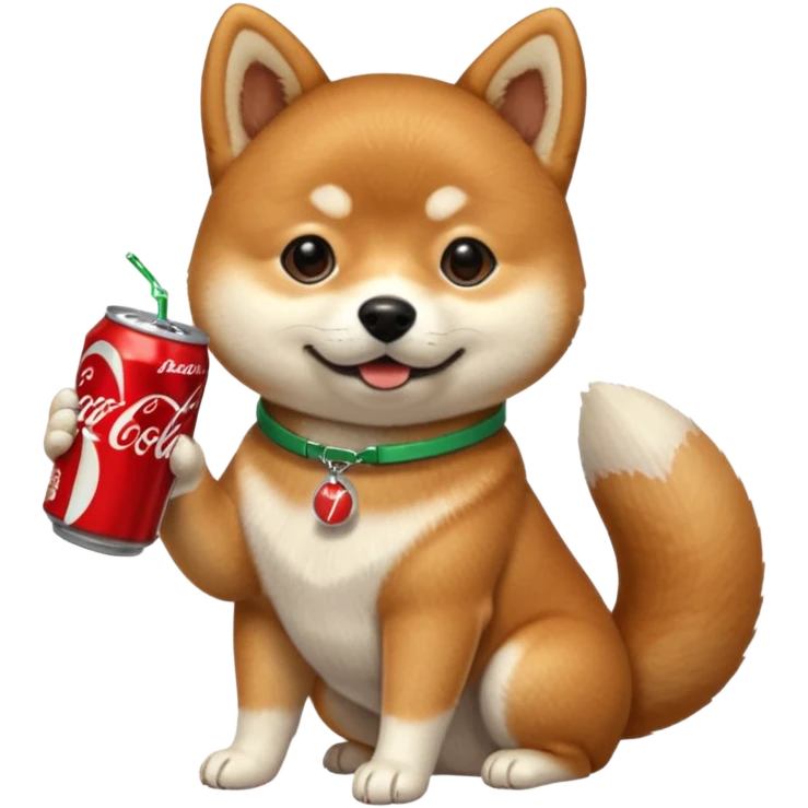 Shiba Jasper Coca Cola  emoji