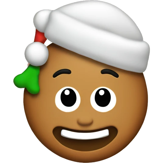 Christmas cookie emoji