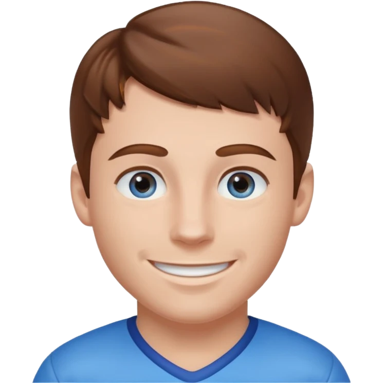  patriots player number 10 brown hair pale blue eyes emoji