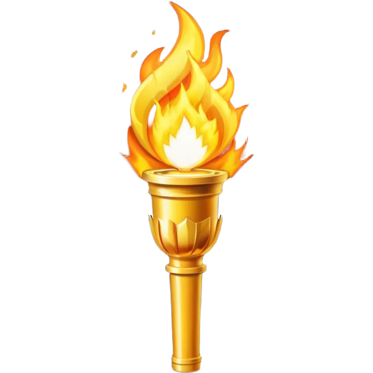 torcia olimpica emoji