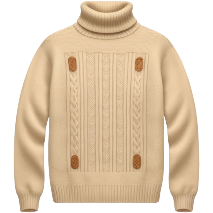 beije turtleneck sweater emoji