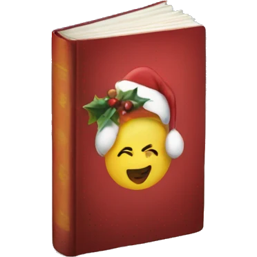 Christmas books  emoji