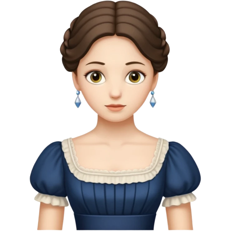 1800's american female emoji