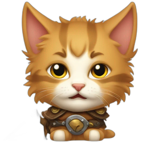 kitten barbarian emoji
