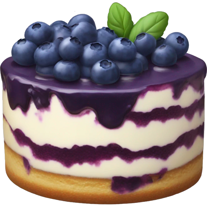 Blueberry Cheesecake  emoji