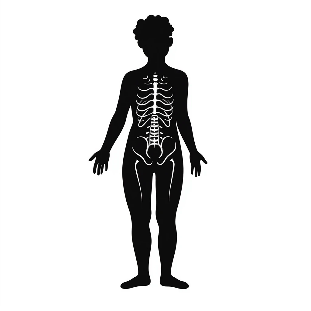 Human body silhouette with digital 3D scanning grid lines covering it, futuristic body scan emoji