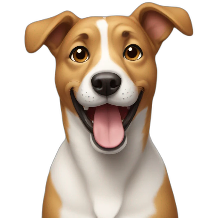 dog smiling emoji