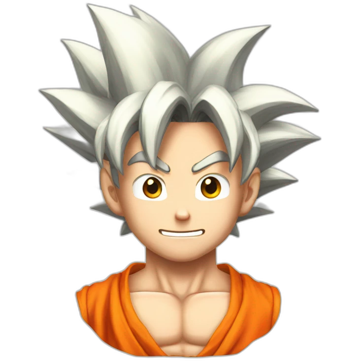 goku cheveux rouges emoji