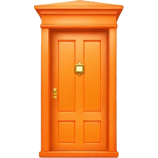 Orange door perfume emoji