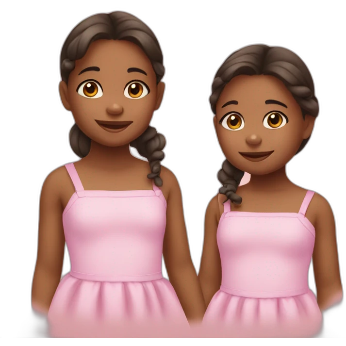1 year old and 3 years old sisters emoji