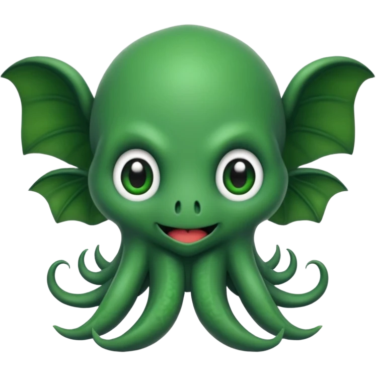 cute chibi ctulhu emoji