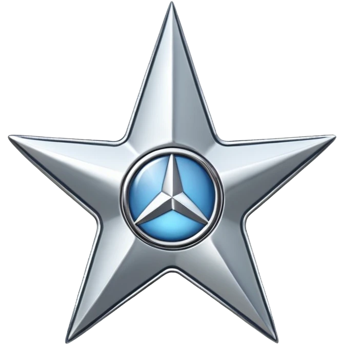 The marcedes badge emoji