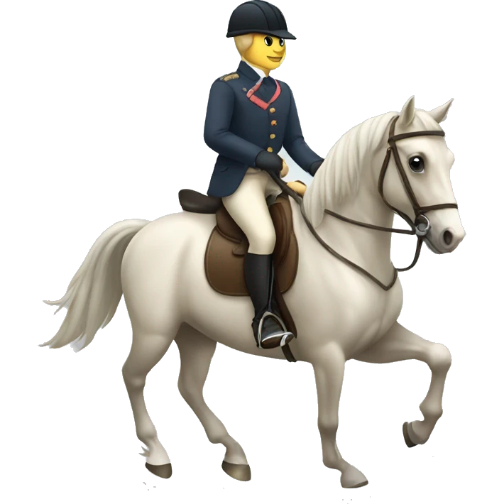 English horse riding emoji