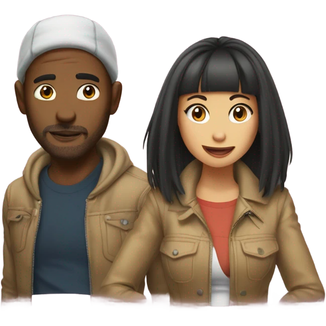 Jisso with Lisa  emoji