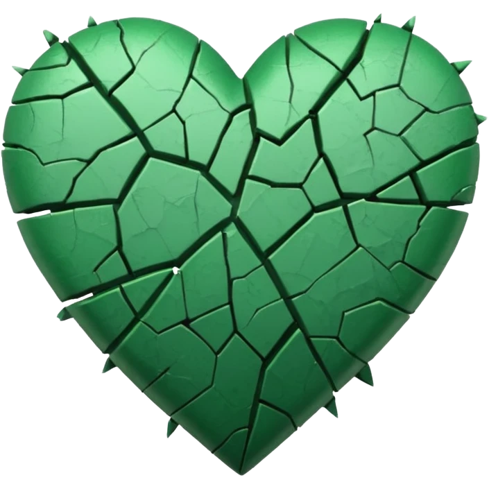 broken green heart  emoji