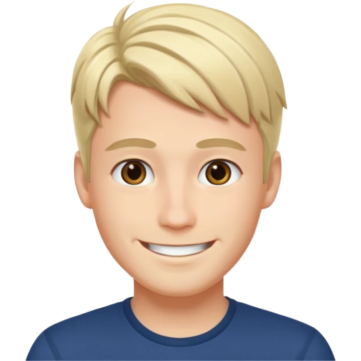 Norwegian handsome anime man emoji