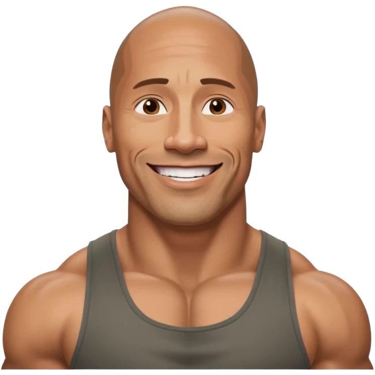 The Rock Johnson emoji