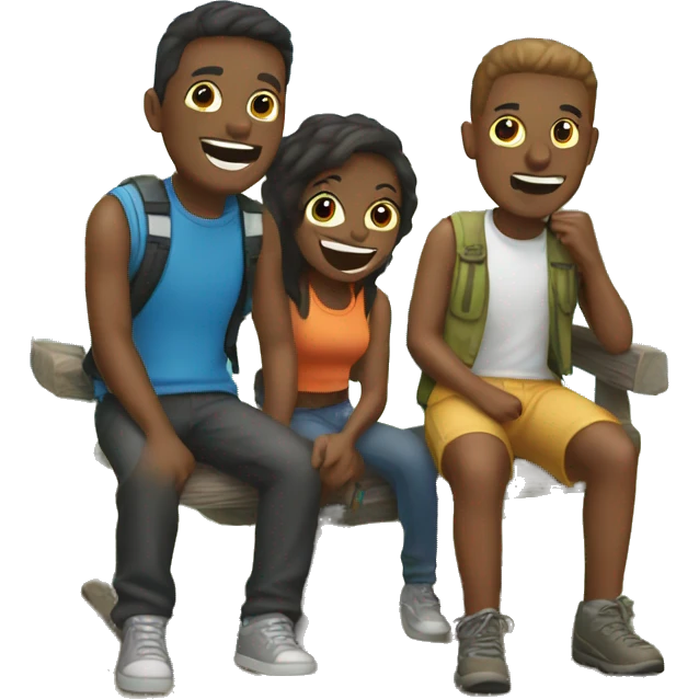 outdoor fun with friends emoji