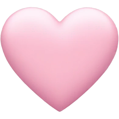 pink pastel heart emoji