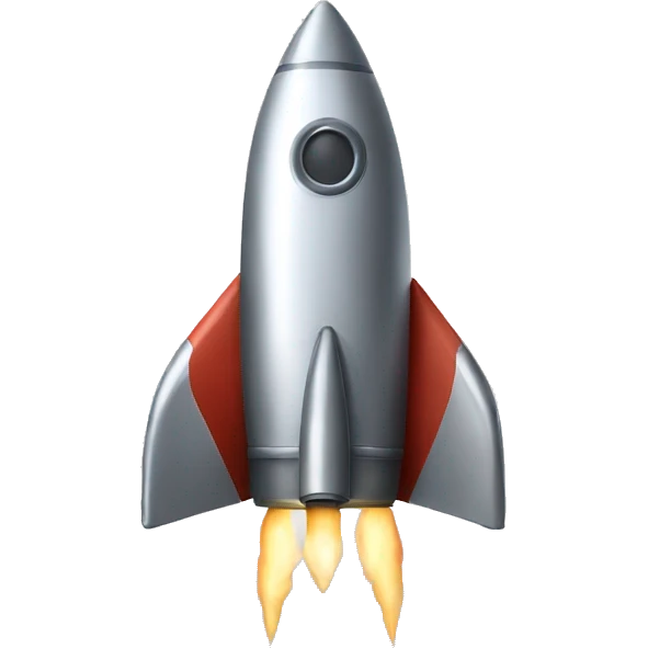 Silver Rocket  emoji