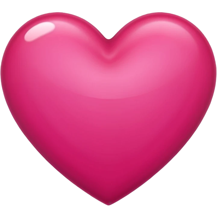 Cerise color heart emoji