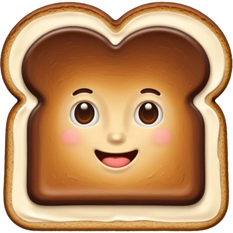 Toast mit Schokocreme emoji