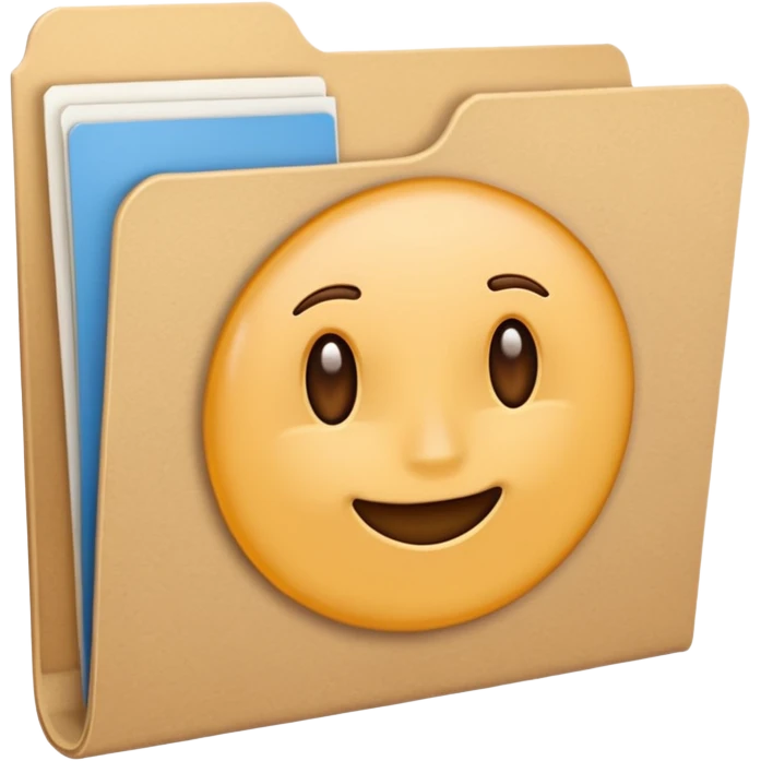 Office Manila folder emoji