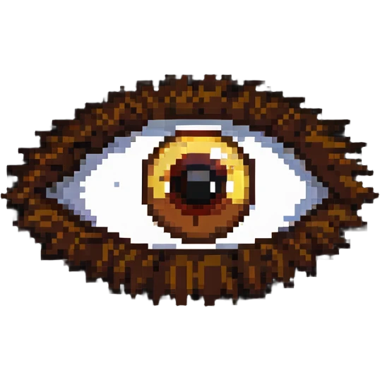brown eye emoji