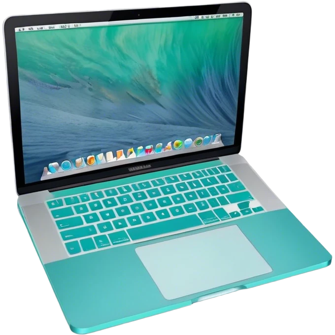 macbook Turquoise colors emoji