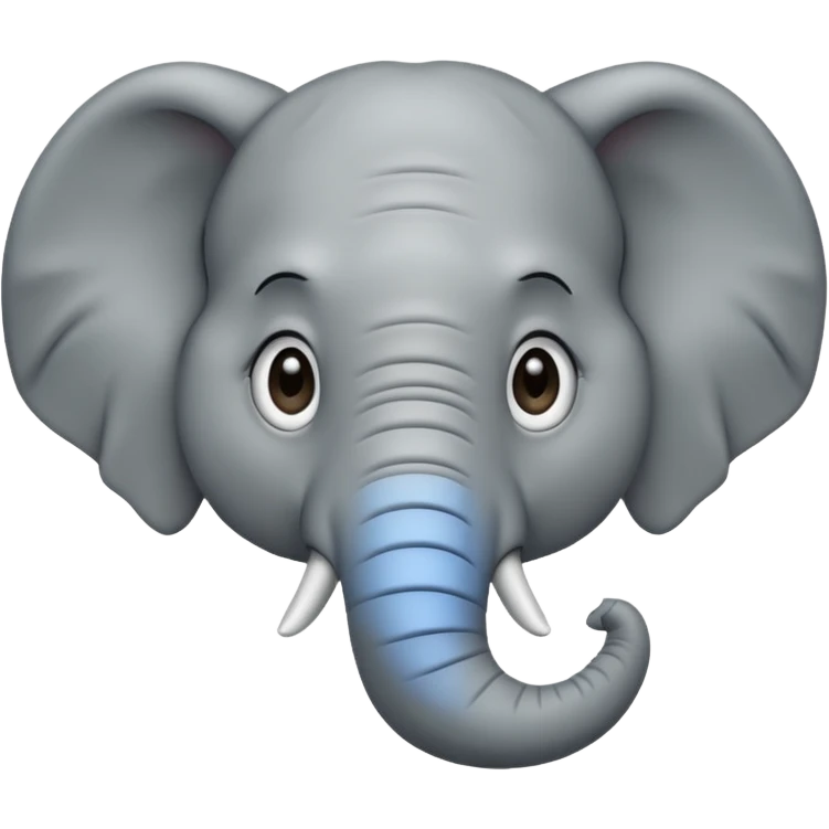 Sad elephant emoji