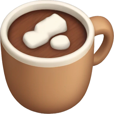 cozy hot chocolate  emoji