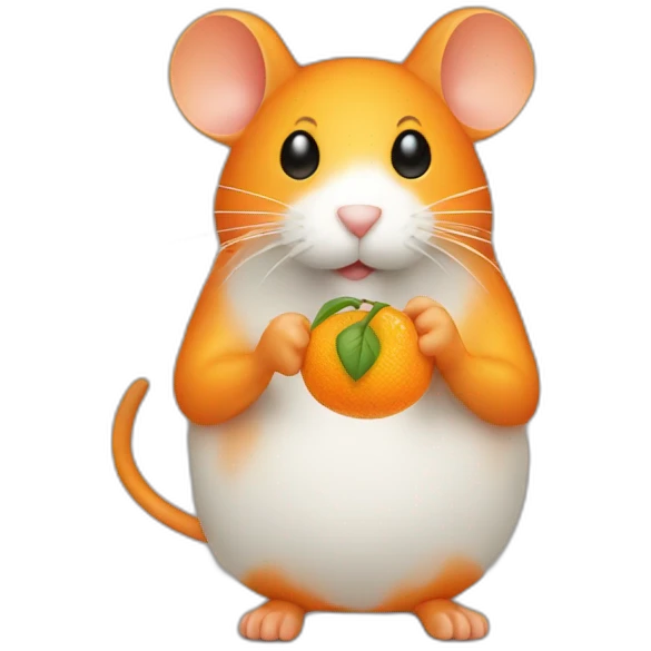 orange pc mouse emoji