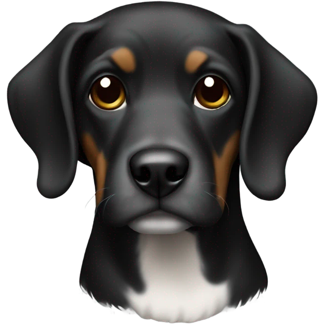Dog black  emoji