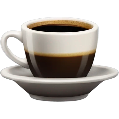 lungo black coffee emoji