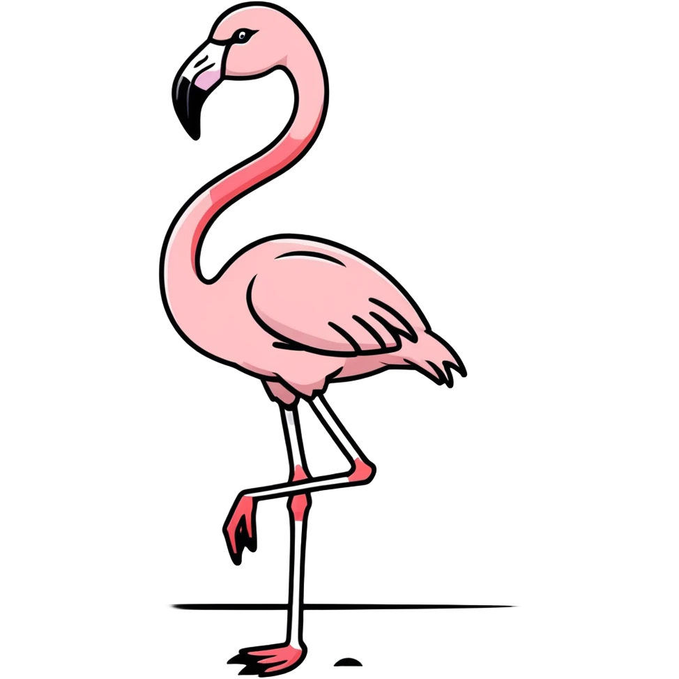 flamingo emoji